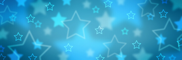 Blue abstract background with stars. - 495333060
