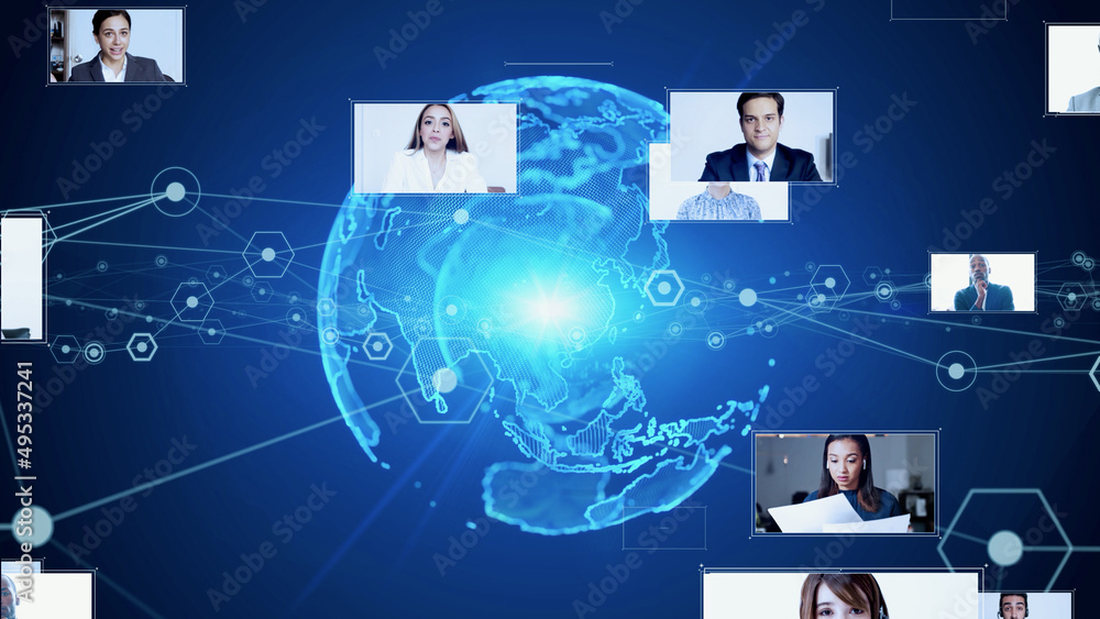 Poster グローバルネットワーク　国際放送　ネット配信　ユーチューバー