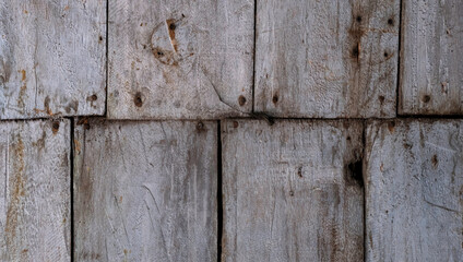 Old White Wooden Boards Texture