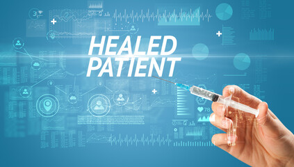 Syringe needle with virus vaccine