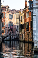 Obraz na płótnie Canvas Architecture canal in Venice Italy 
