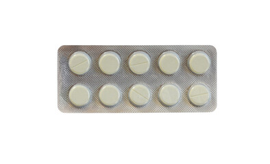 pills in package isolated, background of medicine, drugs, antibiotics