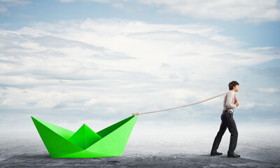 Obraz premium Water transporation concept