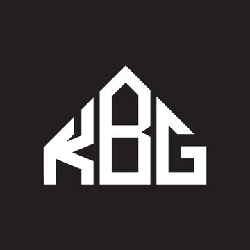 KBG letter logo design on Black background. KBG creative initials letter logo concept. KBG letter design. 
