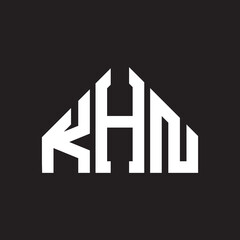 KHN letter logo design on Black background. KHN creative initials letter logo concept. KHN letter design. 
