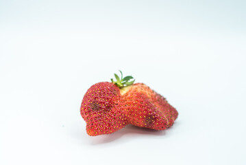 strawberry ion white background