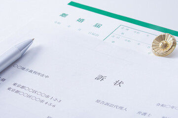 離婚届と訴状