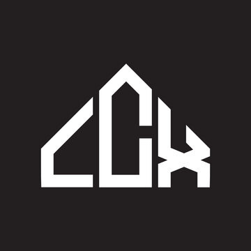 CCX letter logo design on Black background. CCX creative initials letter logo concept. CCX letter design. 