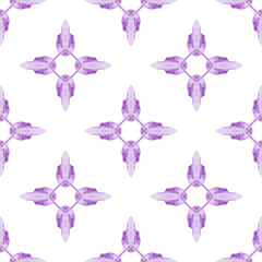 Mosaic seamless pattern. Purple likable boho chic