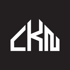 CKN letter logo design on Black background. CKN creative initials letter logo concept. CKN letter design. 