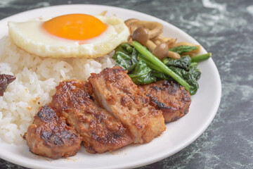 豚味噌焼きランチ