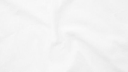 Fototapeta premium Organic Fabric cotton backdrop White linen canvas crumpled natural cotton fabric Natural handmade linen top view background organic Eco textiles White Fabric linen texture