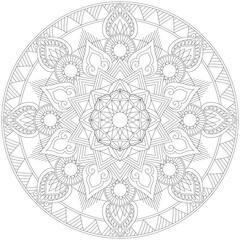 Mandala Coloring Page