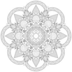 Mandala Coloring Page