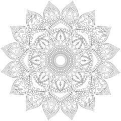 Mandala Coloring Page