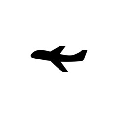 airplane icon vector logo illustration