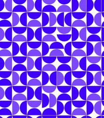 Seamless repeating geometric pattern illustration textile design circle square triangle polygon 3D