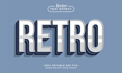 Retro Text Effect