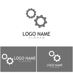 Gear Logo Template vector icon illustration design