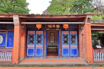 Obraz premium Lin family garden with elegant mansion and classic Chinese garden architectures in Banqiao District, New Taipei City, Taiwan