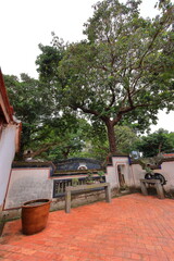 Lin family garden with elegant mansion and classic Chinese garden architectures in Banqiao District, New Taipei City, Taiwan