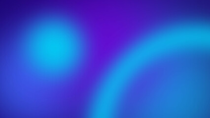 blue blurred orb on gradient dark purple color background for texture and presentation background template