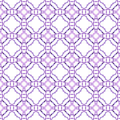 Watercolor summer ethnic border pattern. Purple