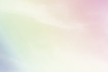 Sky and clouds in pastel tones