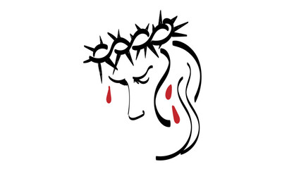 He is Risen Easter Background. Illustration for print or use as poster, card, flyer, Tattoo or T Shirt