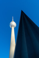 Obraz premium Berliner Fernsehturm Alexanderplatz Berlin