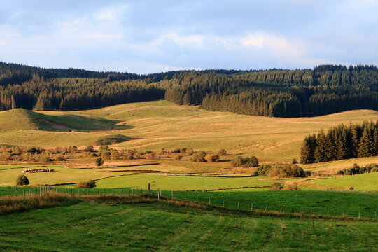 Le plateau du C&eacute;zallier en Auvergne