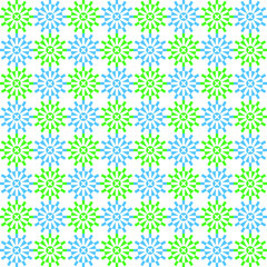 seamless pattern geometric design with turquoise and green color