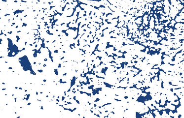 Fototapeta premium Grunge texture. Distress indigo rough trace. Emoti