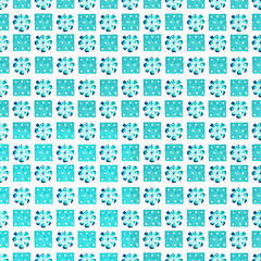 Obraz premium Watercolor seamless patterns with abstract spots and streaks