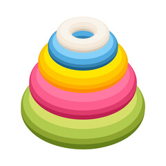 Kindergarten Ring Stacker Composition