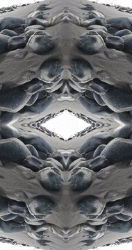 Nature marine kaleidoscope effect simmetrical.
Organic surrealism footage