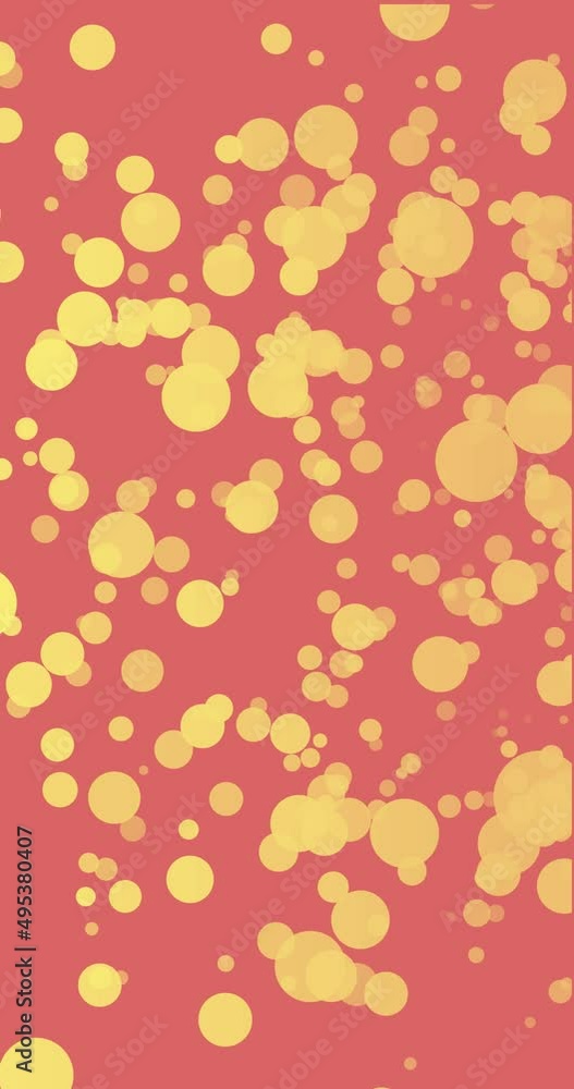 Poster sparkling circles and bright lights. bokeh effect background. wallpaper with abstract bright animati