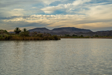A beautiful overlooking view of nature in Yuma, Arizona