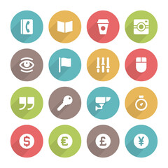 Fototapeta premium Social income and study foreign exchange transactions vector icon. Color financial fluctuations on web forums and economy networks. Investment exchange and secure profitable storage flat design.