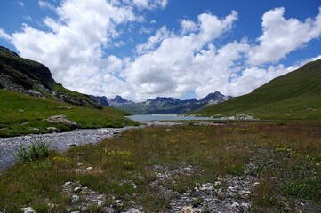 Fototapeta na wymiar Réserve naturelle nationale de la Grande Sassière, Savoie 