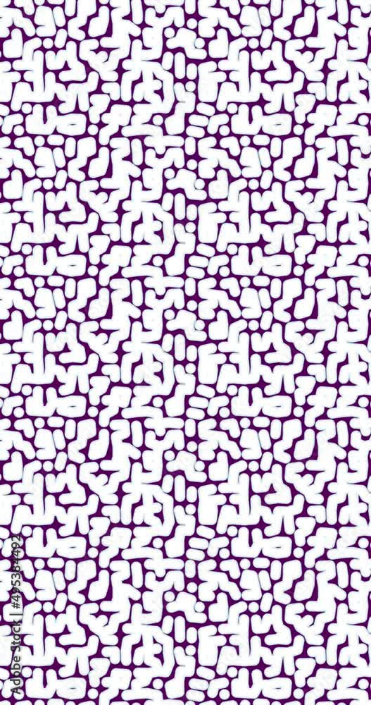 Poster minimal modular voronoi cells backdrop in white colors. abstract, polygonal, cellular pattern backgr