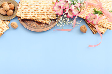 Pesah celebration concept (jewish Passover holiday)