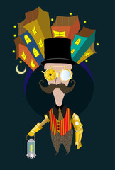 illustration of a Traveler