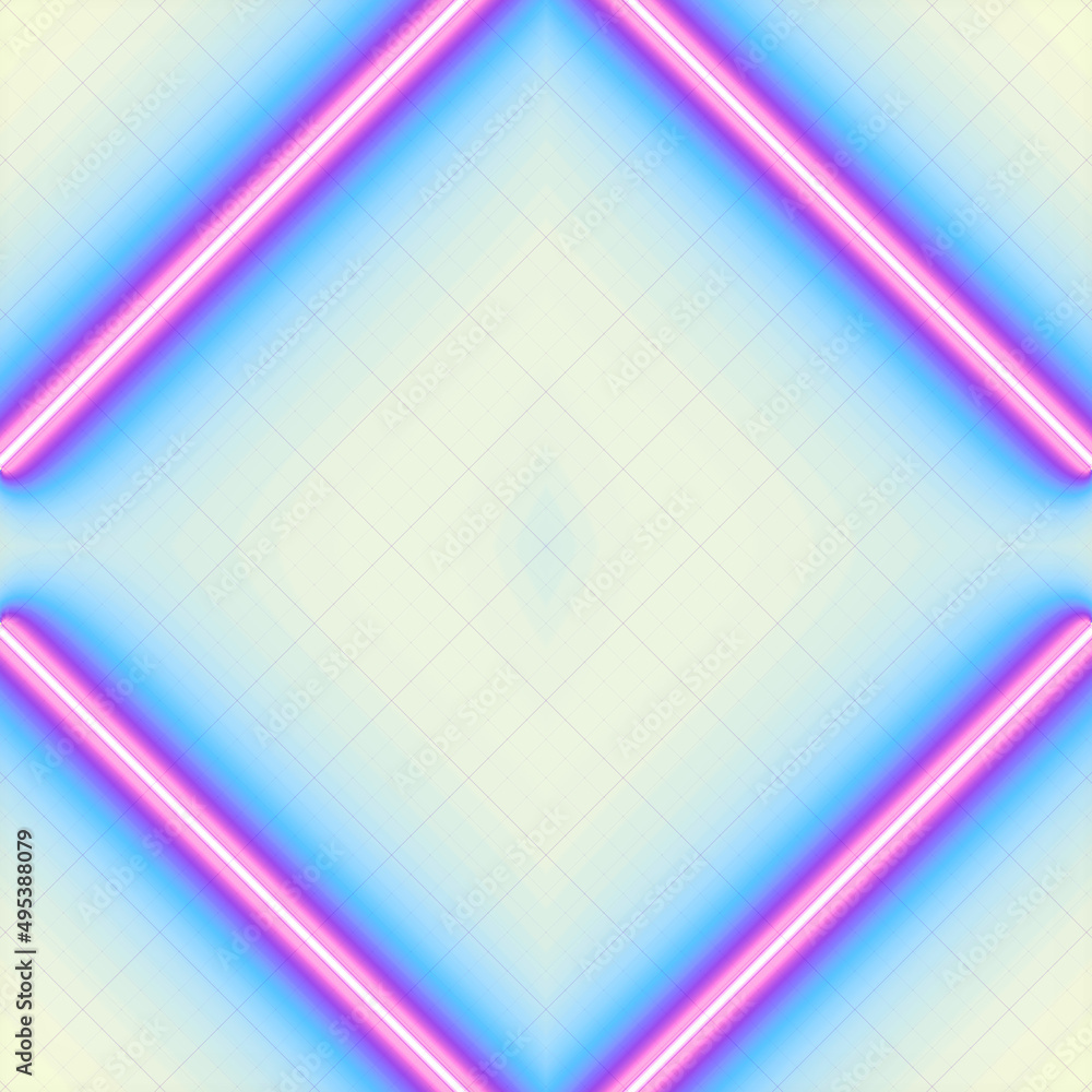 Aufkleber abstract neon stripes background. creative design. 3d rendering digital illustration