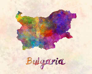 Bulgaria in watercolor
