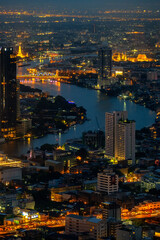 Bangkok sunset, Bangkok, Bangkok, Thailand, sunset at night beautiful