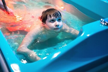 treatment of autism with hydromassage as a treatment for a severe brain disease