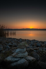 Sonnenuntergang am See 