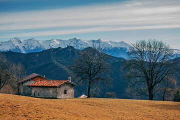 old house in the mountains