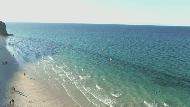 tecolote beach aerial view 9